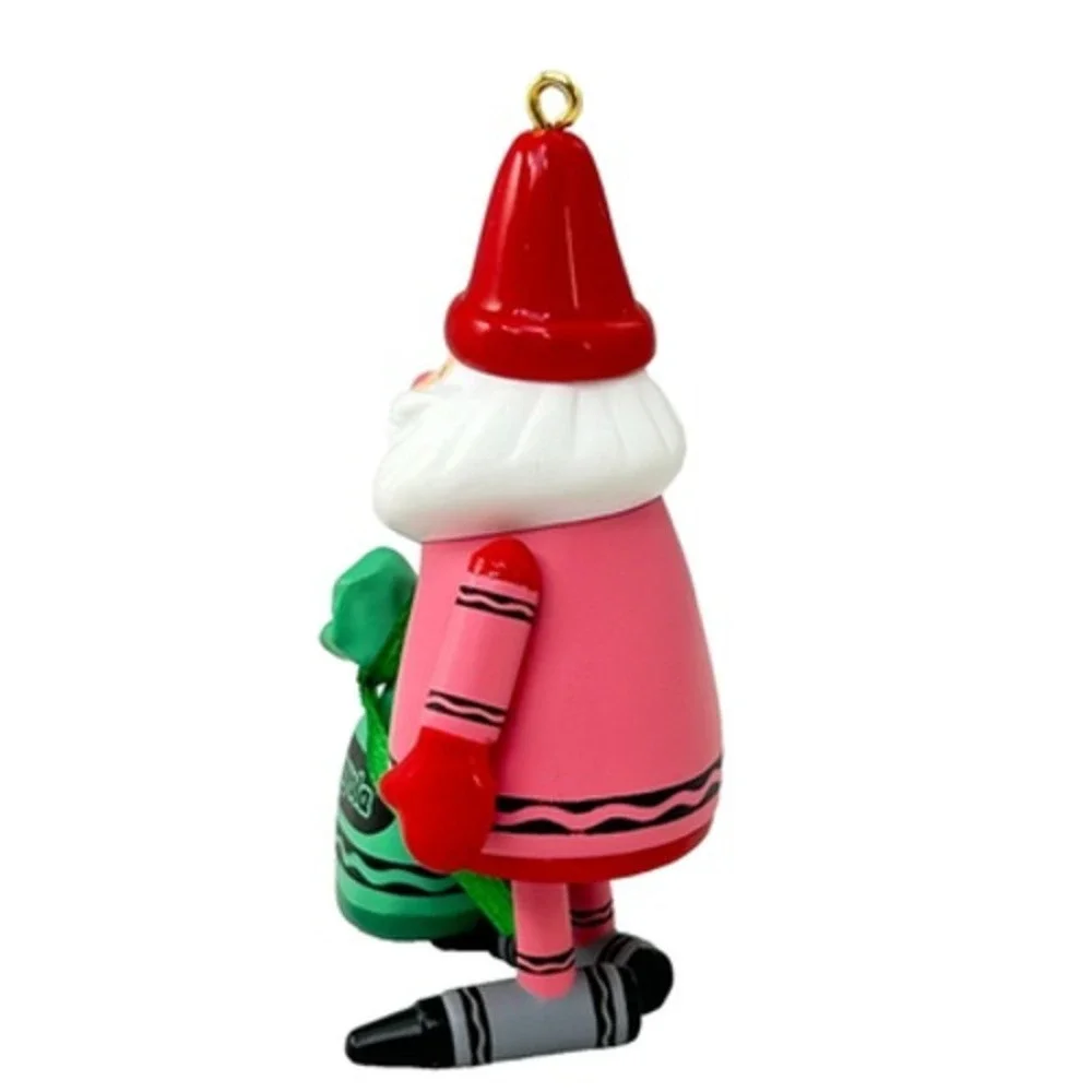 Hallmark COLORFUL SANTA Crayola Crayon 2009 Keepsake‎ Ornament Special Ed Signed